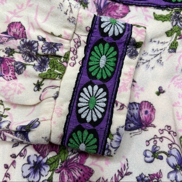 Vintage 70s This Is Yours San Francisco Butterfly Print Maxi Dress ILGWU Size XS - Picture 4 of 15